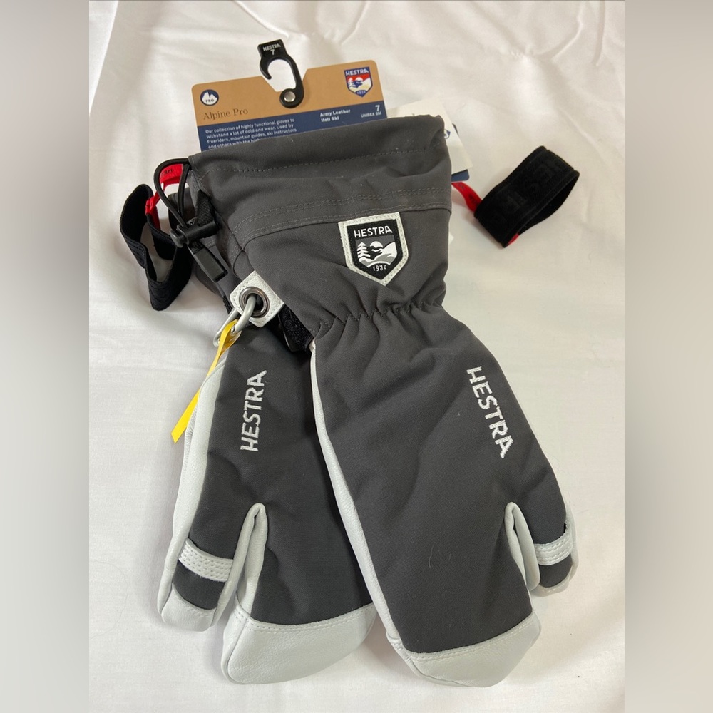 HESTRA Army Leather Heli Ski 3-finger glove women’s